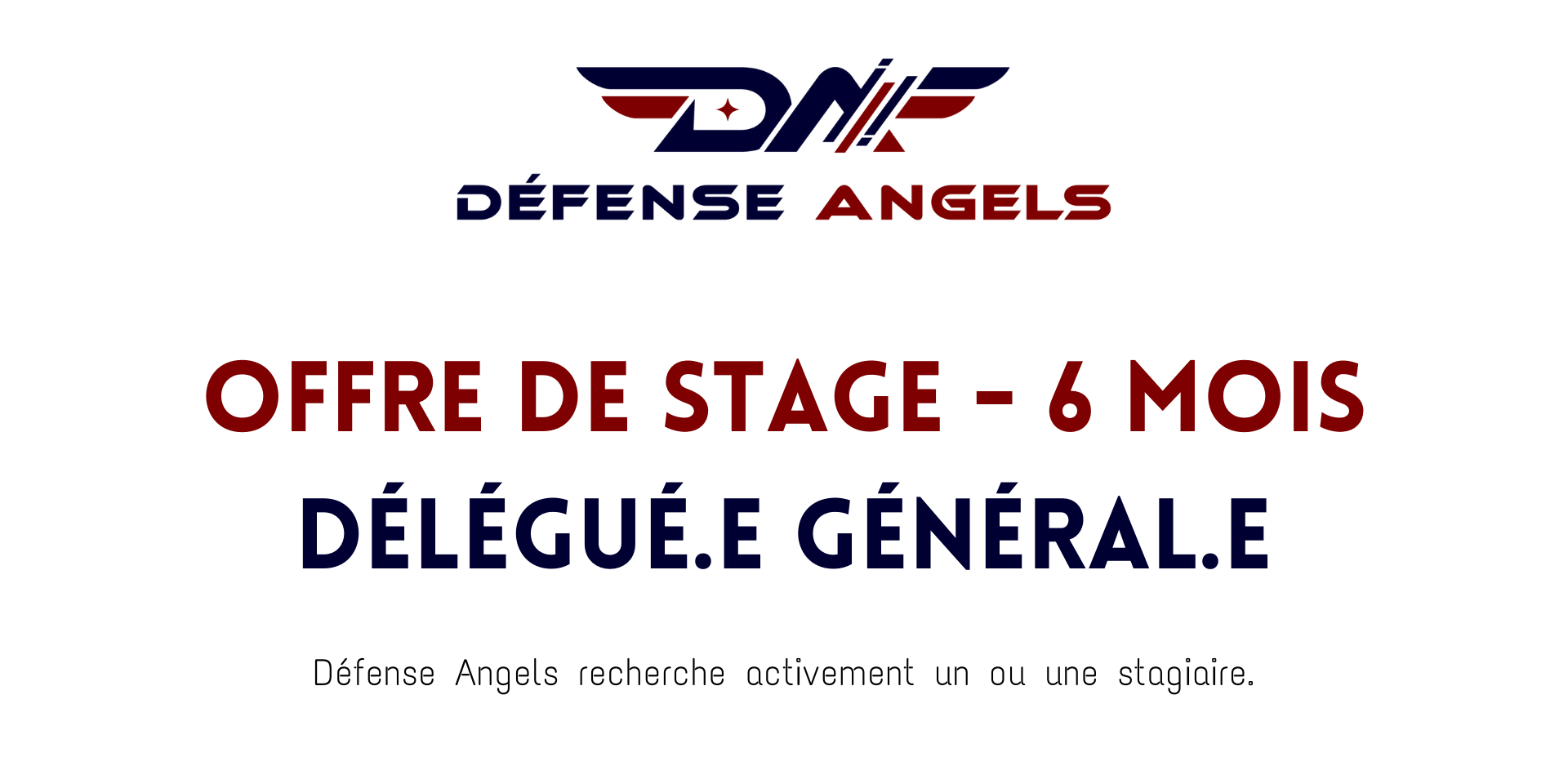 Offre de stage Défense Angels