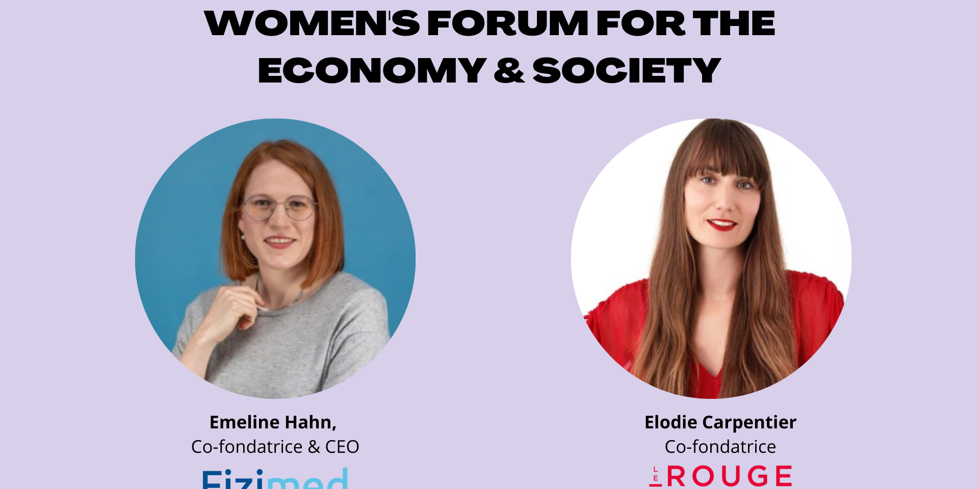 Lauréates du FW40 du Women’s forum