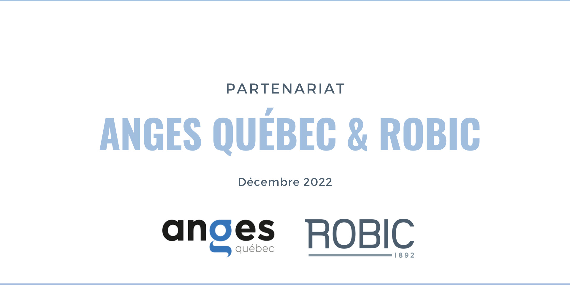 ROBIS et Anges Québec s’allient