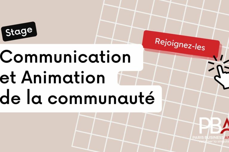 Paris Business Angels recherche un ou une chargé.e de communication et animation de la communauté