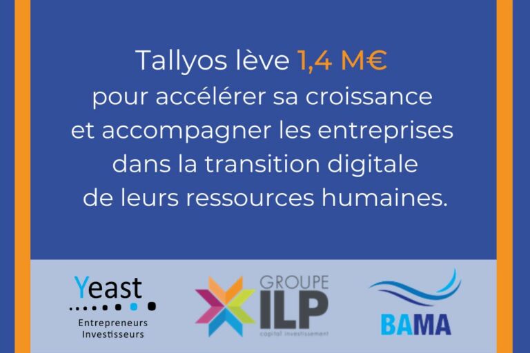 Co-investissement avec Business Angels Marne Ardenne et Yeast pour Tallyos