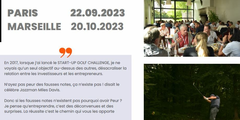 START-UP GOLF CHALLENGE Saison 7 START-UP GOLF CHALLENGE Saison 7