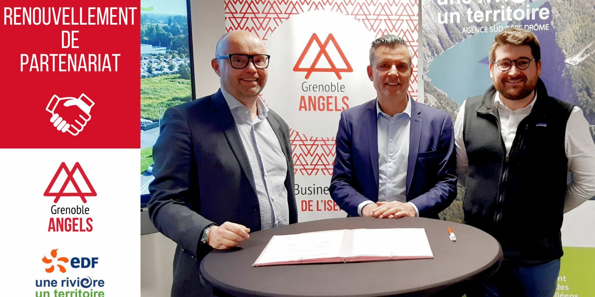 Grenoble Angels et Agence Sud Isère Drôme sont à nouveau partenaires. Grenoble Angels et Agence Sud Isère Drôme sont à nouveau partenaires.