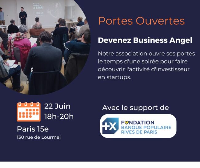 Evénement "Portes ouvertes aux Business Angels" par Investessor