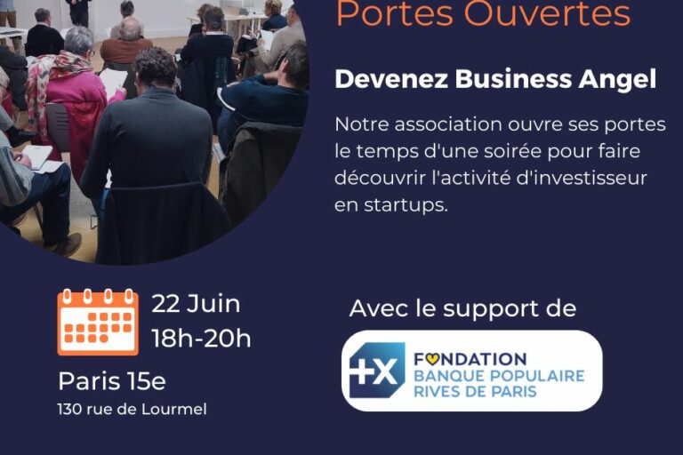 Evénement "Portes ouvertes aux Business Angels" par Investessor