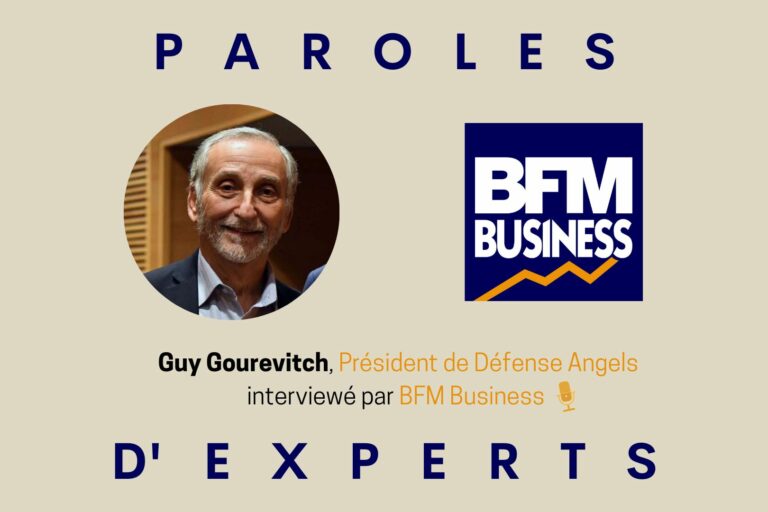Intervention de Guy Gourevitch, Président de Défense Angels dans l'émission Good Morning Business sur BFM Business.