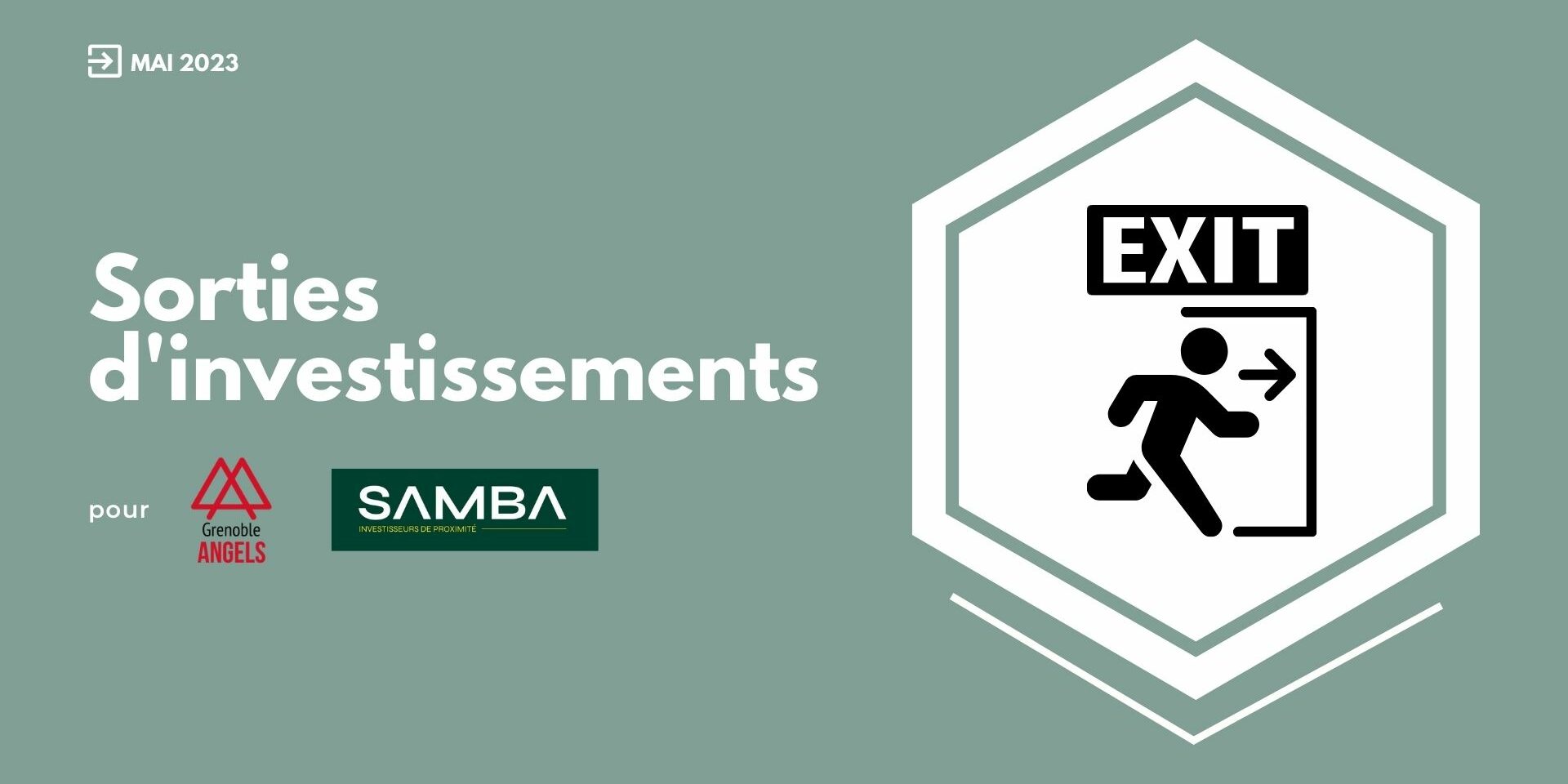 Sorties d’investissements pour Grenoble Angels et SAMBA Sorties d'investissements pour Grenoble Angels et SAMBA