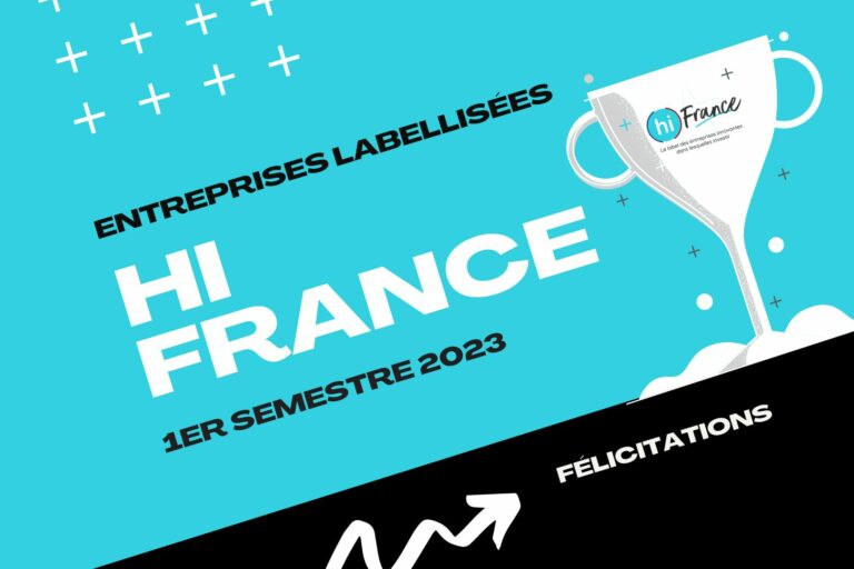 Les entreprises labellisées hi France du 1er semestre 2023