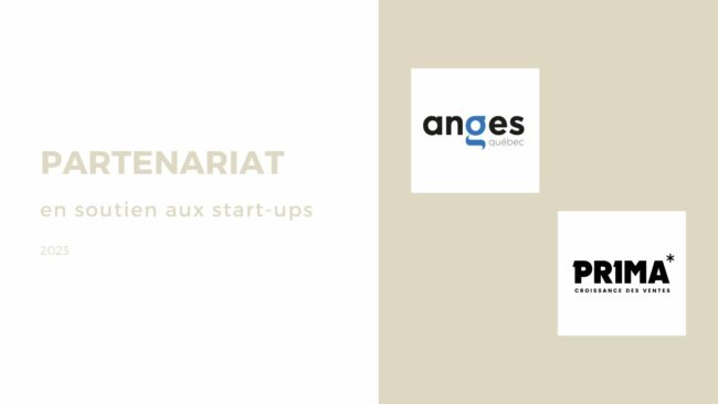 Prima et Anges Québec sont partenaires