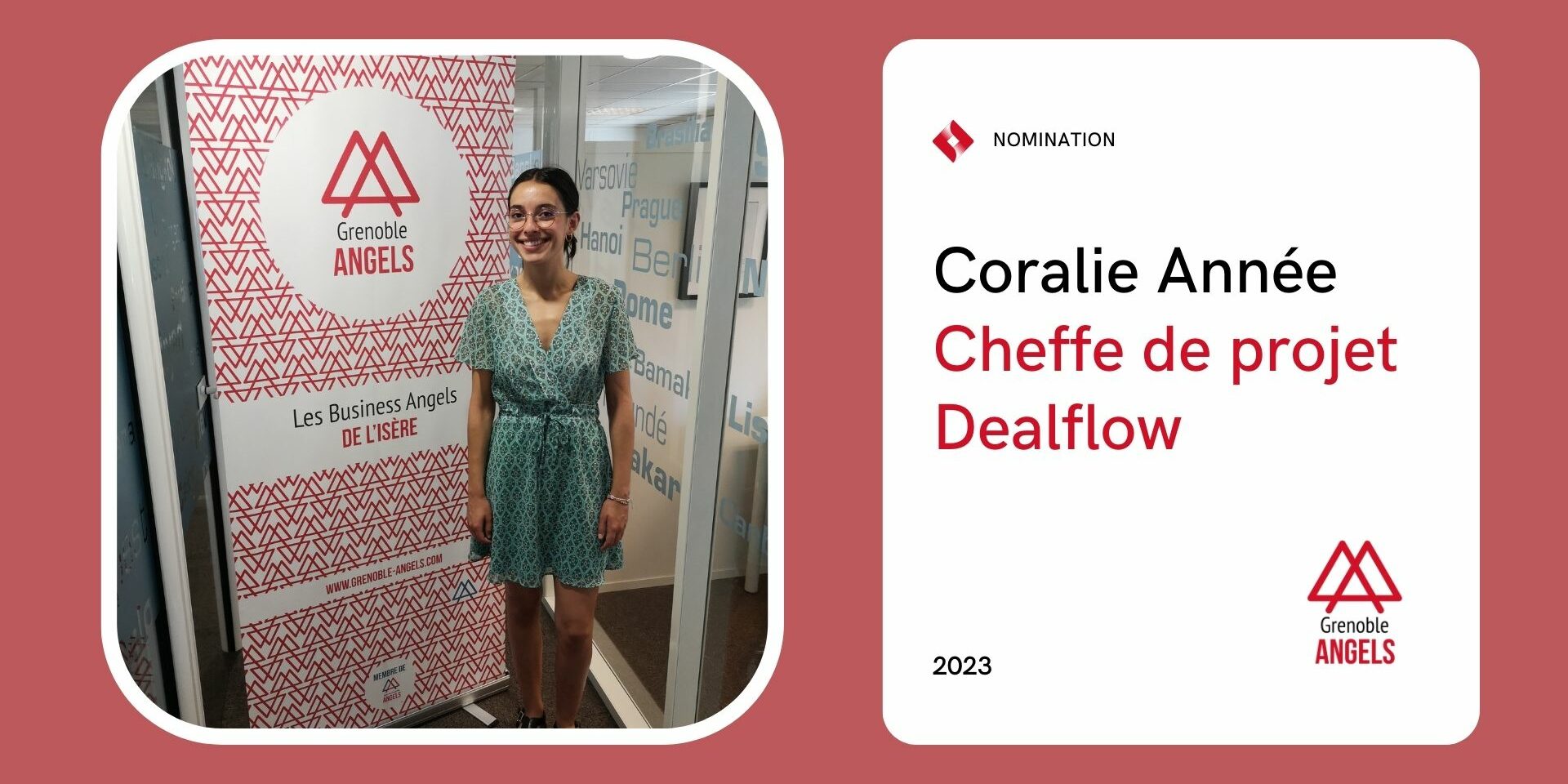 Nouvelle Cheffe de projet Dealflow chez Grenoble Angels Nouvelle Cheffe de projet Dealflow chez Grenoble Angels