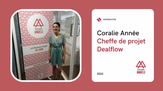 Nouvelle Cheffe de projet Dealflow chez Grenoble Angels