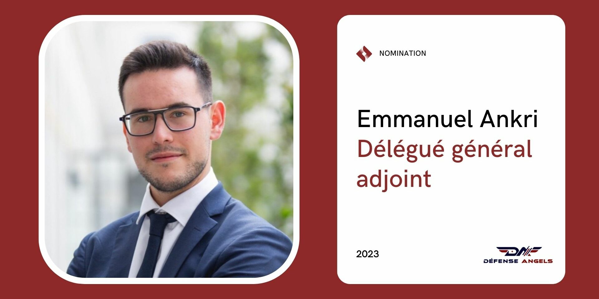 Nouveau délégué général adjoint de Défense Angels Nouveau délégué général adjoint de Défense Angels