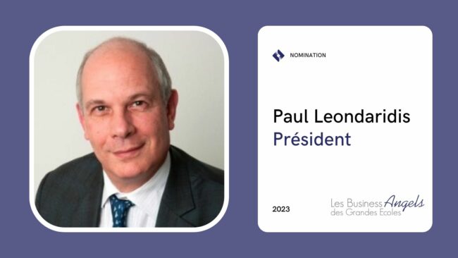 Paul Leondaridis, nouveau Président chez Les Business Angels des Grandes Ecoles Paul Leondaridis, nouveau Président chez Les Business Angels des Grandes Ecoles