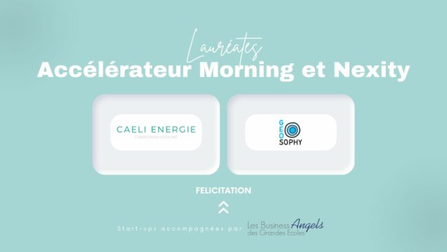 Geosophy et Caeli Energie, lauréates de l’accélérateur Morning et Nexity