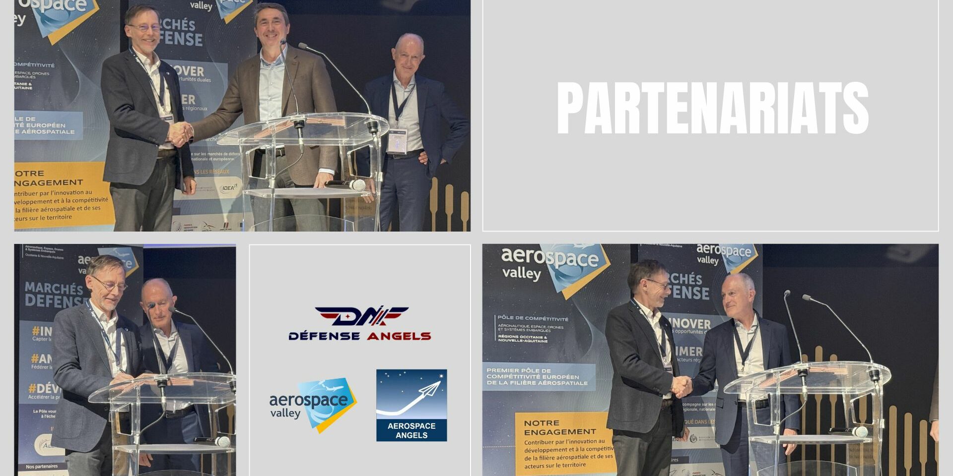 Aerospace Valley s’associent avec Défense Angels et Aerospace Angels Aerospace Valley s'associent avec Défense Angels et Aerospace Angels