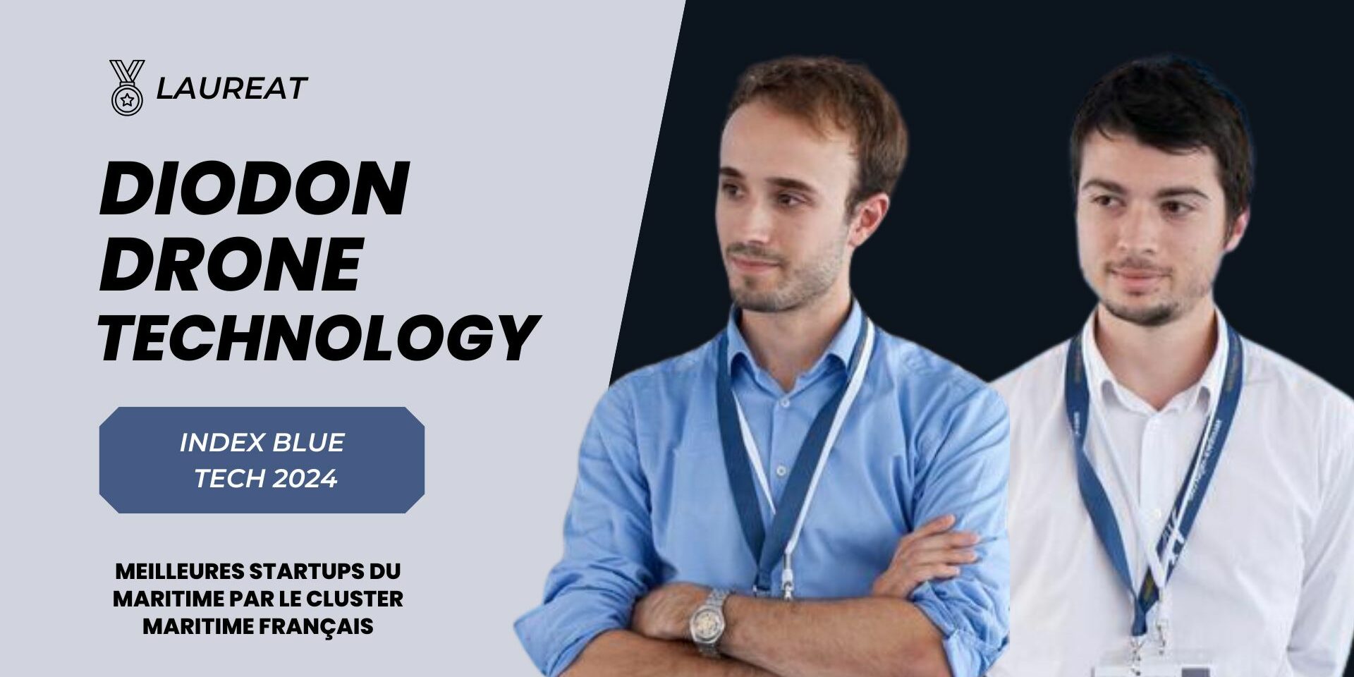 DIODON Drone Technology, lauréat de l’Index Blue Tech 2024 DIODON Drone Technology, lauréat de l’Index Blue Tech 2024