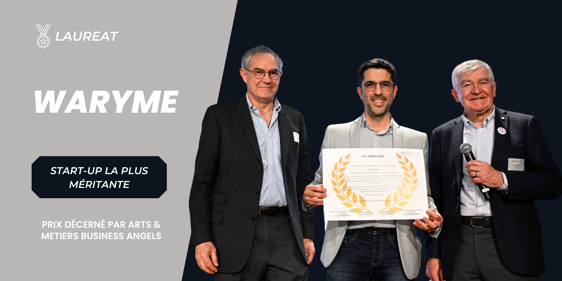 WaryMe, nommé lauréat 2024 par Arts & Métiers Business Angels WaryMe, nommé lauréat 2024 par Arts & Métiers Business Angels