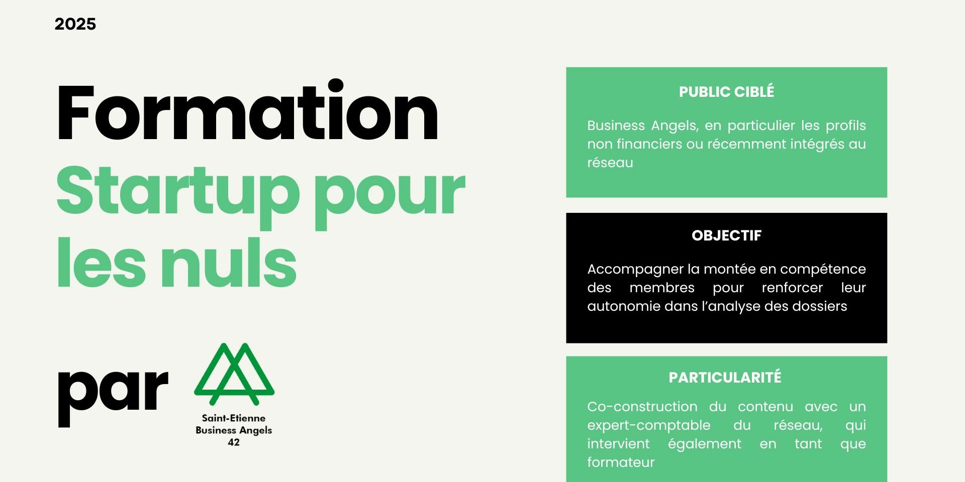 Formation “Startup pour les nuls” par Saint-Etienne Business Angels 42 Formation “Startup pour les nuls” par Saint-Etienne Business Angels 42