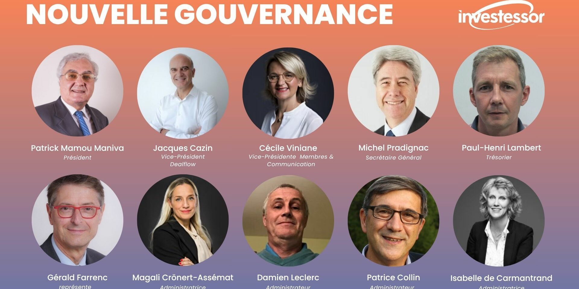 Nouvelle gouvernance chez Investessor