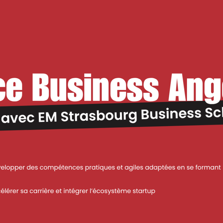 Lancement de la formation "Travailler en startup" par EM Strasbourg Business School en partenariat avec Alsace Business Angels et SEMIA