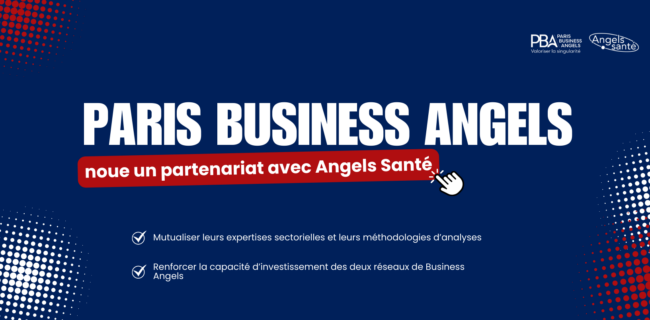 Angels Santé et Paris Business Angels unissent leurs forces pour renforcer le financement de l’innovation en santé. Angels Santé et Paris Business Angels unissent leurs forces pour renforcer le financement de l'innovation en santé.