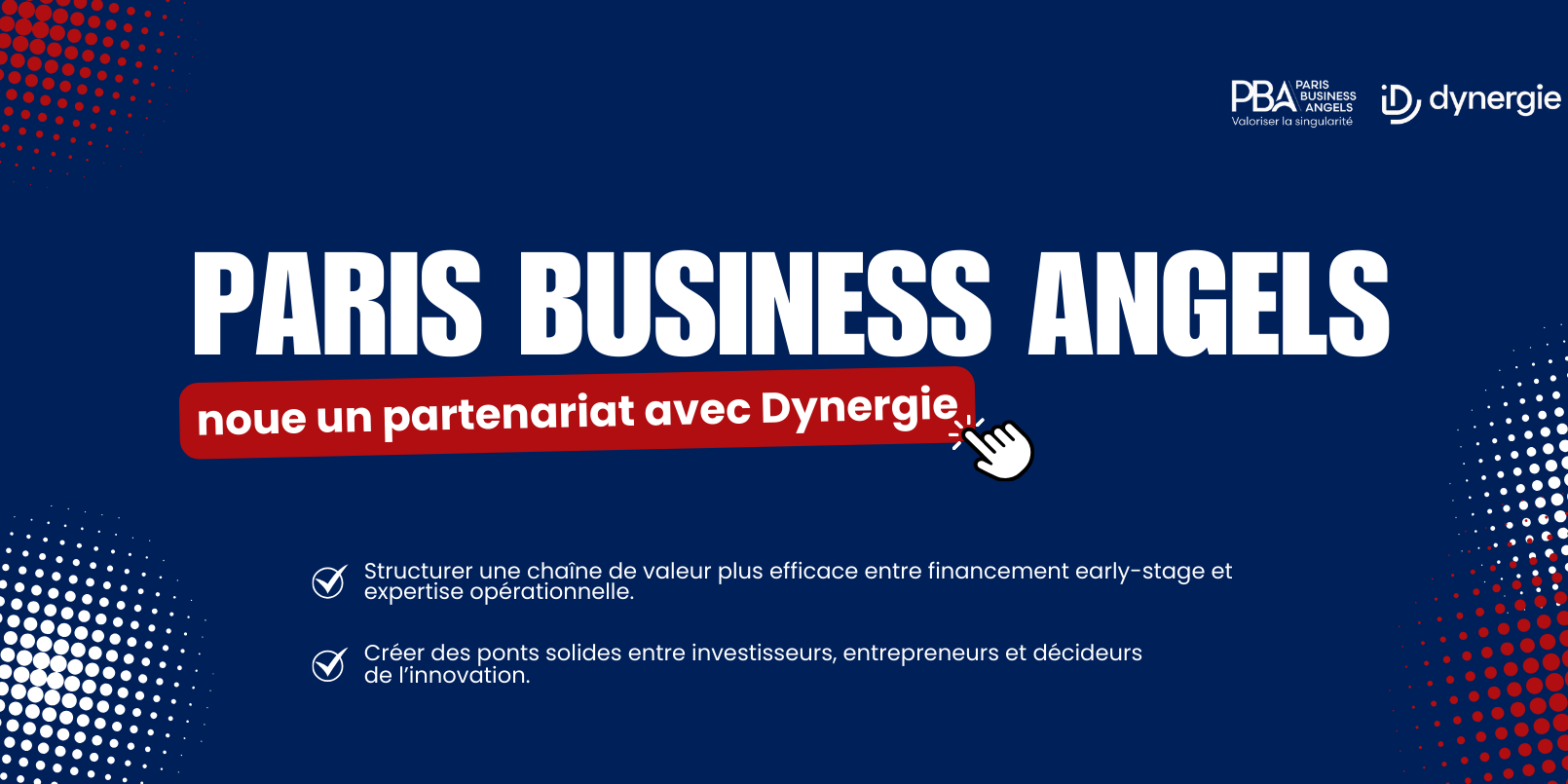 Paris Business Angels et Dynergie : un partenariat stratégique pour propulser l'innovation française.