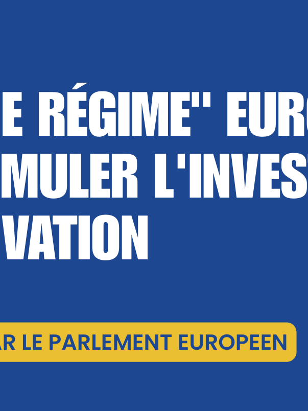 Le "28ème régime" européen pour stimuler l'investissement et l'innovation