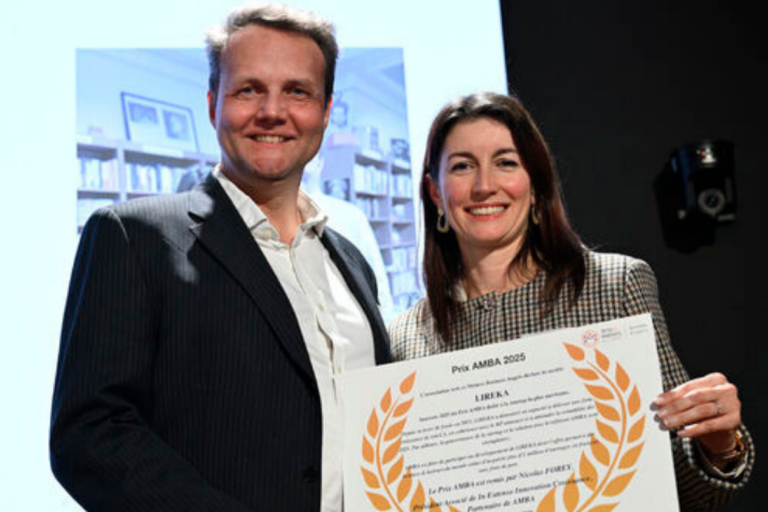 Lireka, lauréate du prix AMBA de la startup la plus méritante