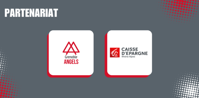 Grenoble Angels et Caisse d’Épargne Auvergne-Rhône-Alpes sont à nouveau partenaires Grenoble Angels et Caisse d'Épargne Auvergne-Rhône-Alpes sont à nouveau partenaires