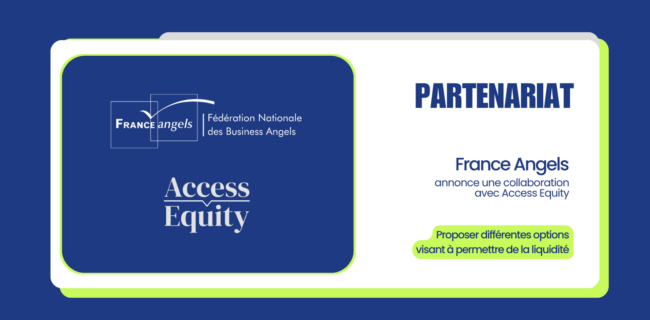 Nouveau partenariat pour France Angels avec Access Equity