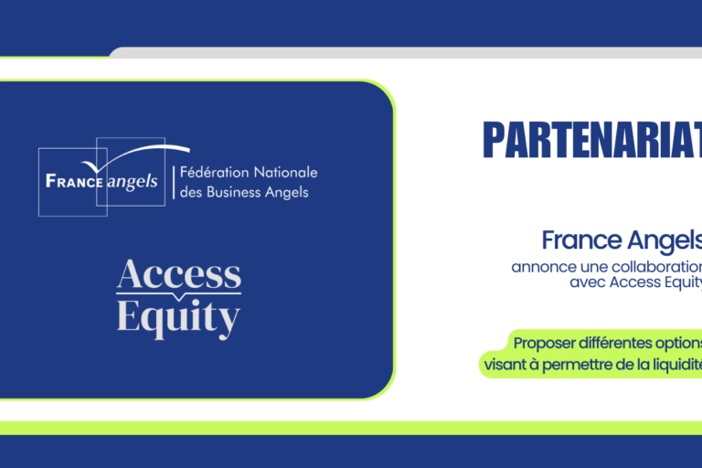 Nouveau partenariat pour France Angels avec Access Equity