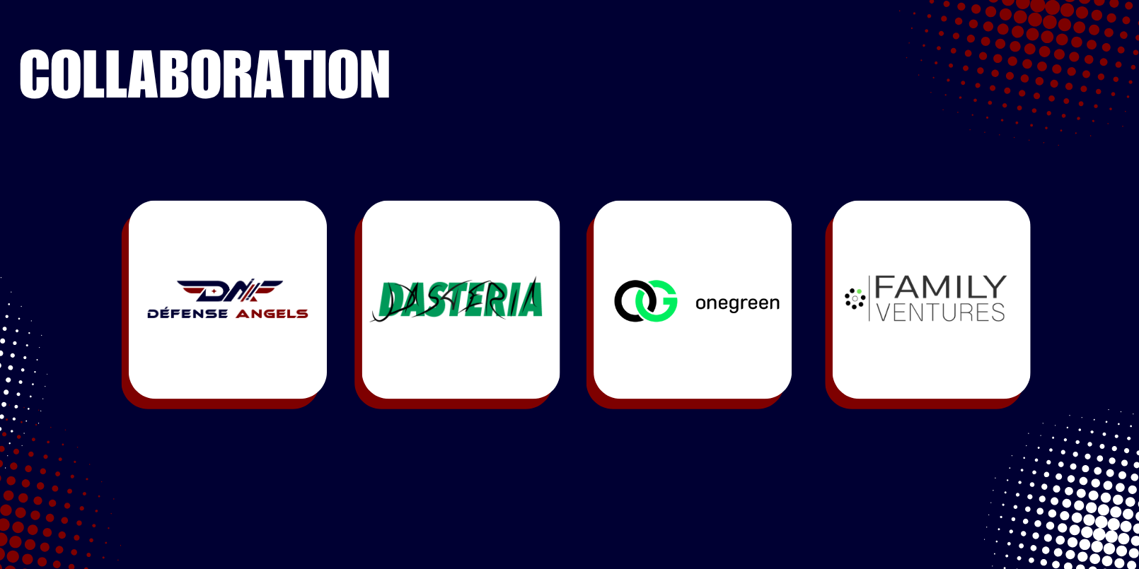 Dasteria, One Green, Family Ventures rejoignent Défense Angels