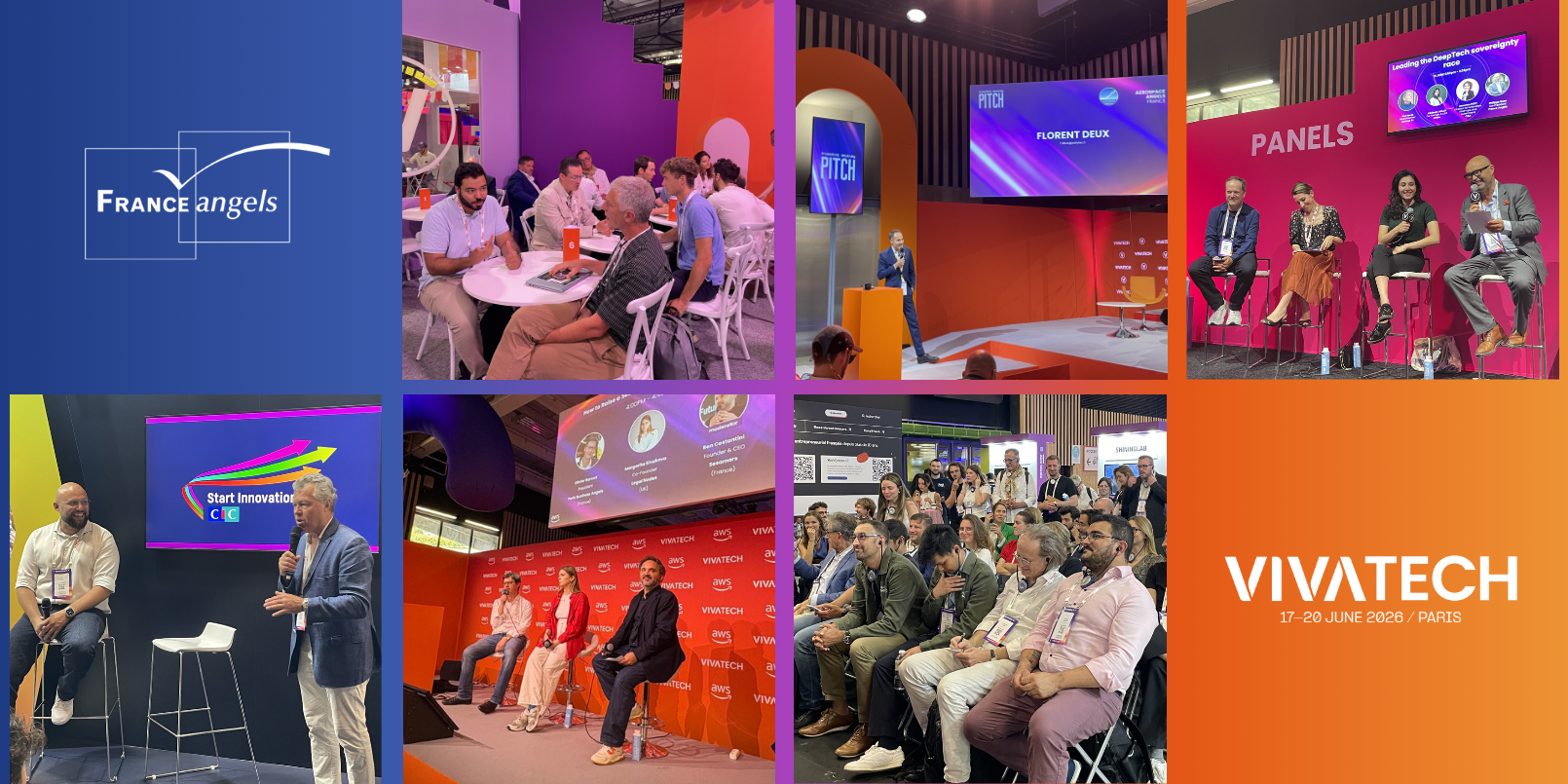 France Angels au coeur de VivaTech 2026 France Angels au coeur de VivaTech 2026