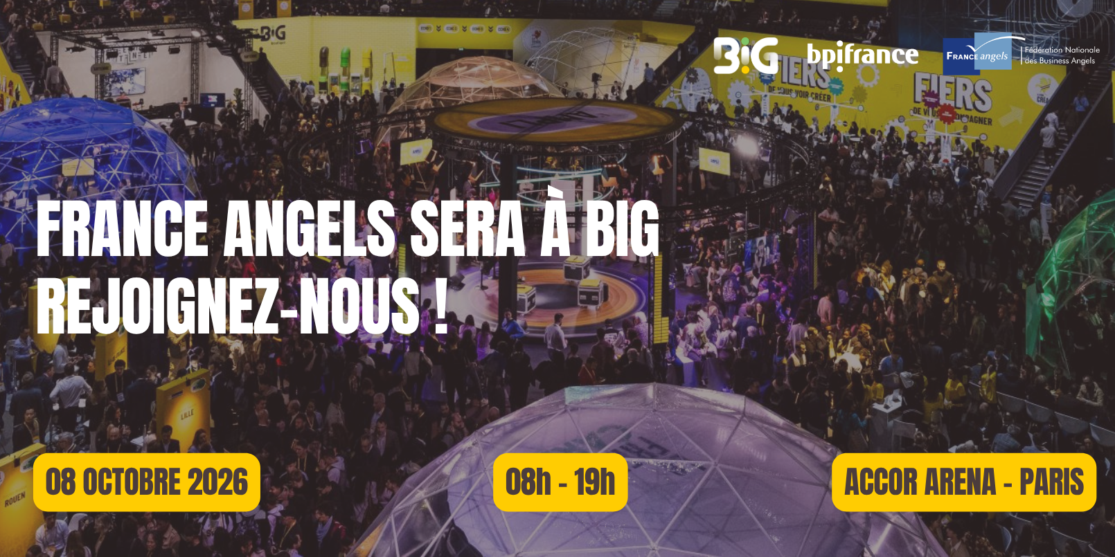 France Angels à BIG : trois espaces pour se rencontrer