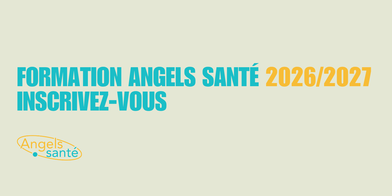 Les inscriptions à la formation d'Angels Santé 2026/2027 sont ouvertes